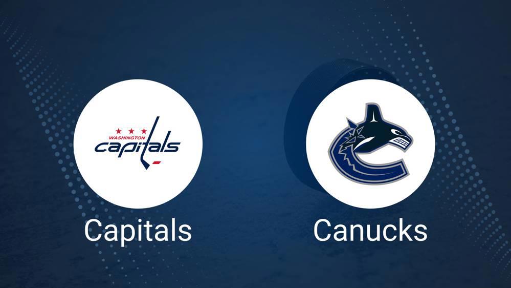 Capitals vs. Canucks Injury Report Today - January 25