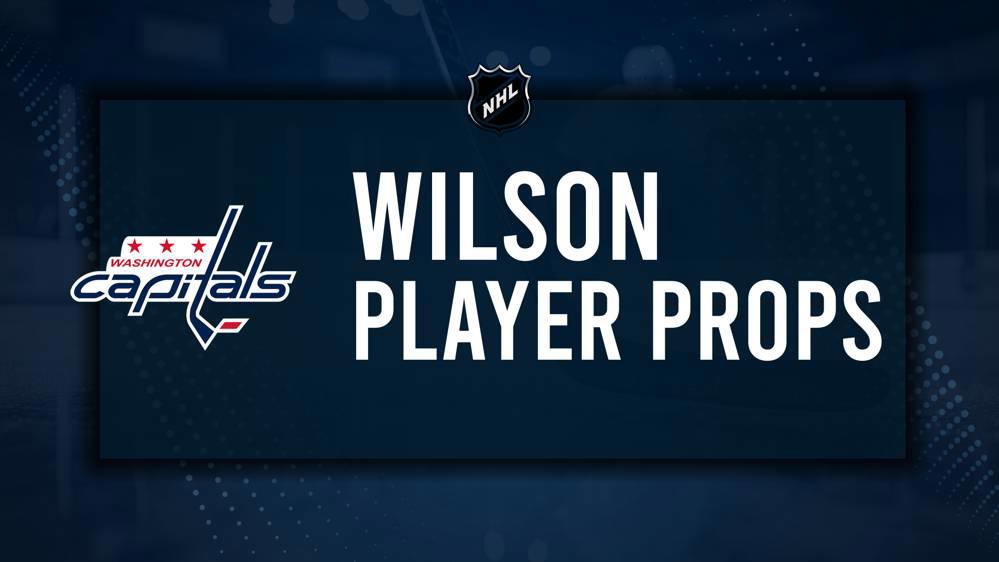 Tom Wilson Player Prop Bets for the Capitals vs. Rangers Game - January 4